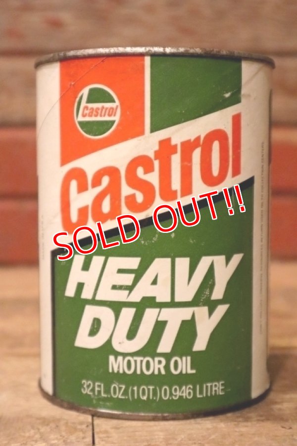 画像1: dp-240207-18 Castrol GTX / One U.S. Quart Motor Oil Can