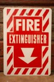 画像1: dp-241225-15 FIRE EXTINGUISHER / Metal Sign