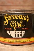 画像2: dp-241225-02 H. D. LEE COMPANY / Summer Girl Brand Coffee 1940's Tin Can