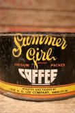 画像3: dp-241225-01 H. D. LEE COMPANY / Summer Girl Brand Coffee 1940's Tin Can