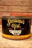 画像1: dp-241225-02 H. D. LEE COMPANY / Summer Girl Brand Coffee 1940's Tin Can