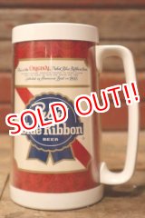 画像: dp-241230-13 Pabst Blue Ribbon / Thermo-Serv 1970's Plastic Beer Mug