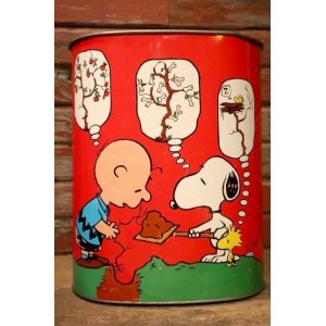 画像: ct-241230-09 PEANUTS / CHEINCO 1970's-1980's Trash Can