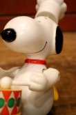 画像9: ct-240605-26 Snoopy / AVIVA 1970's Wind-Up Action Toy "Drummer" ※帽子パーツ違い