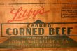 画像2: dp-241106-02 Libby McNeill & Libby Corned Beef 1950's Wood Box