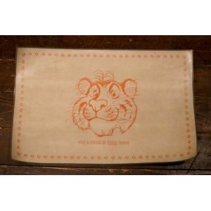 画像: ct-241225-07 Exxon Esso Tiger 1960's-1970's Placemat (E)