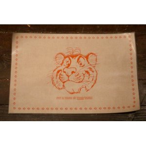 画像: ct-241225-07 Exxon Esso Tiger 1960's-1970's Placemat (F)