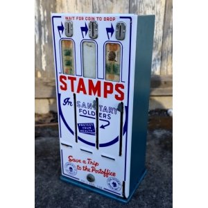 画像: dp-241230-21 U.S. STAMPS / 1950's-1960's Sanitary Folders Vending Machine