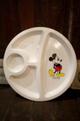 画像: ct-241225-22 Mickey Mouse / 1970's Four Compartment Plate