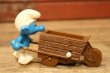 画像3: ct-110208-04 Smurf / gloob 1980's Wind-Up Toy "WORK PALS"