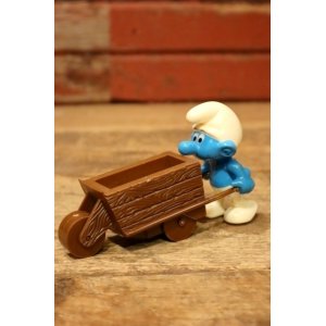 画像: ct-110208-04 Smurf / gloob 1980's Wind-Up Toy "WORK PALS"