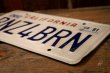 画像5: dp-241106-32 License Plate 1990's CALIFORNIA "BZN4BRN"