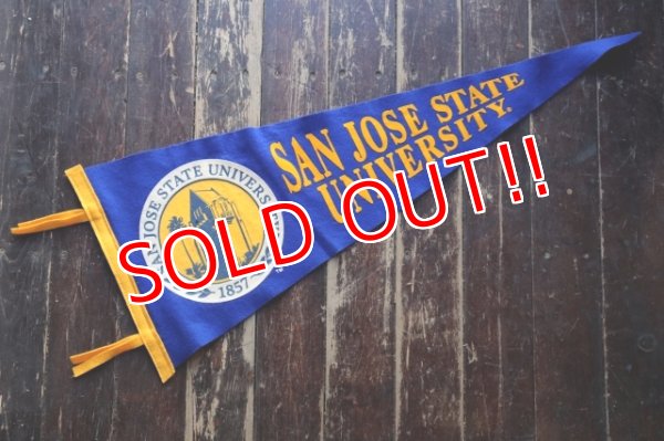 画像1: dp-241106-26 SAN JOSE STATE UNIVERSITY Vintage Pennant