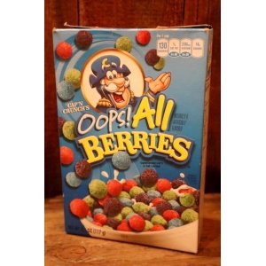 画像: nt-250204-01 Quaker Oats / CAP'N CRUNCH'S Oops! All BERRIES 2016 Cereal Box