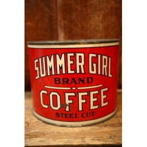 画像: dp-250205-77 THE H.D. LEE MERCANTILE CO. SUMMER GIRL BRAND COFFEE CAN