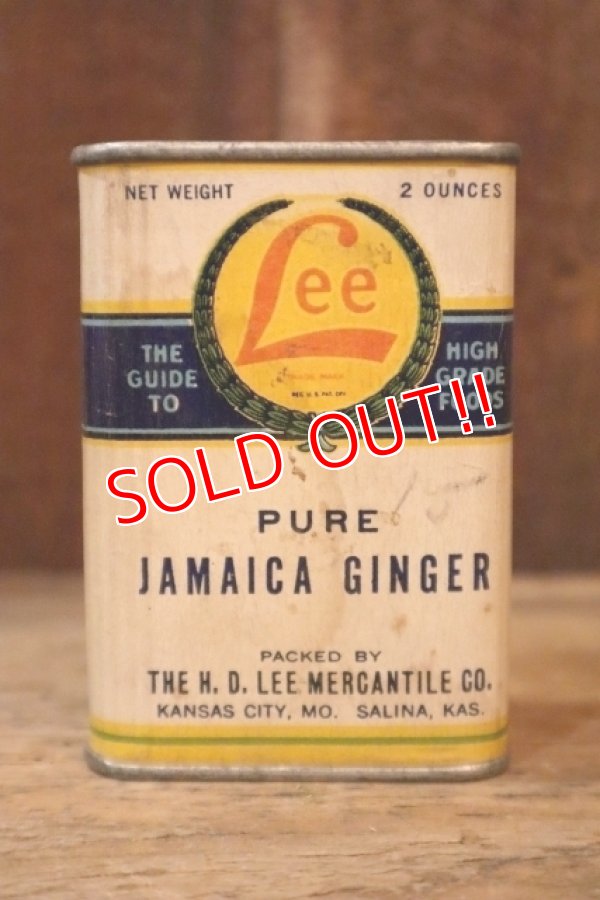 画像1: dp-250205-77 THE H.D. LEE MERCANTILE CO. PURE JAMAICA GINGER CAN