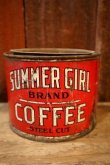 画像1: dp-250205-77 THE H.D. LEE MERCANTILE CO. SUMMER GIRL BRAND COFFEE CAN