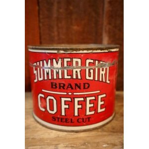 画像: dp-250205-77 THE H.D. LEE MERCANTILE CO. SUMMER GIRL BRAND COFFEE CAN