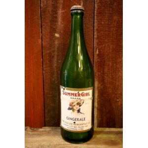 画像: dp-250205-77 THE H.D. LEE MERCANTILE CO. SUMMER GIRL BRAND GINGERALE BOTTLE