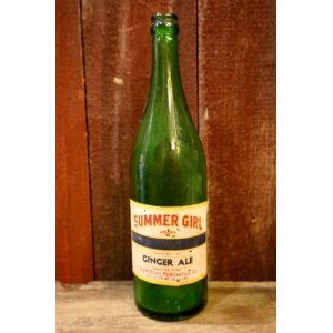 画像: dp-250205-77 THE H.D. LEE MERCANTILE CO. SUMMER GIRL BRAND GINGERALE BOTTLE