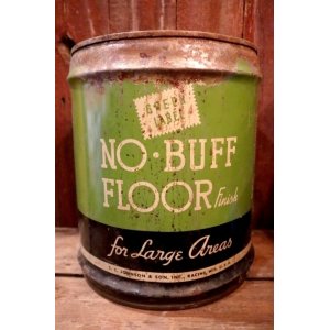 画像: dp-250205-55 S.C. JOHNSON & SON 1930's-1940's NO BUFF FLOOR Finish 5 GALLONS CAN