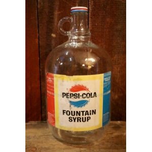 画像: dp-250205-08 PEPSI COLA 1960's FOUNTAIN SYRUP 1 GALLON BOTTLE