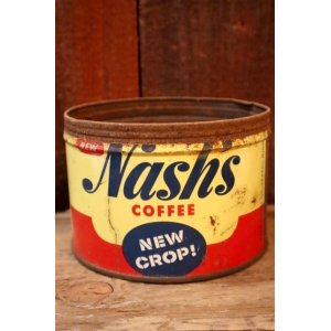 画像: dp-250205-78 Nash's COFFEE / 1950's-1960's Tin Can