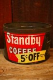 画像1: dp-250205-78 Standby COFFEE / 1950's Tin Can