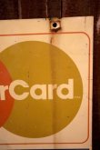 画像3: dp-250205-36 VISA Master Card 1980's W-sided Metal Sign