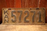 画像: dp-250205-21 License Plate 1920's?  KANSAS "57271"