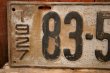 画像2: dp-250205-21 License Plate 1927 KANSAS "83-505"