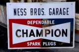 画像: dp-250205-56 CHAMPIOM 1960's-1970's Metal Sign