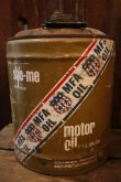 画像3: dp-250205-73 M・F・A  MOTOR OIL 1970's 5 U.S. GALLONS CAN