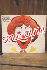 画像: ct-250205-05 McDonald's 1968 Ronald McDonald "Un-Used" Paper Face Mask