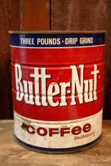 画像: dp-250205-114 Butter-Nut COFFEE / Vintage 3 LBS. Can