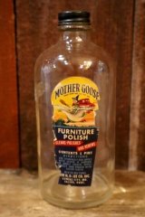 画像: dp-250205-77 THE H.D. LEE COMPANY MOTHER GOOSE FURNITURE POLISH BOTTLE