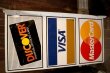 画像5: dp-250205-36 DISCOVER・VISA ・Master Card 1990's W-sided Metal Sign