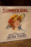 画像2: dp-250205-77 THE H.D. LEE FOODS DIVISON SUMMER GIRL NECTAR PEACHES LABEL