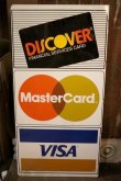 画像5: dp-250205-36 DISCOVER・Master Card・VISA 1990's W-sided Metal Sign