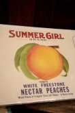 画像4: dp-250205-77 THE H.D. LEE FOODS DIVISON SUMMER GIRL NECTAR PEACHES LABEL