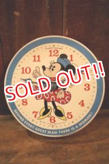 画像: ct-250320-52 Minnie Mouse / PHINNEY-WALKER 1960's Wall Clock