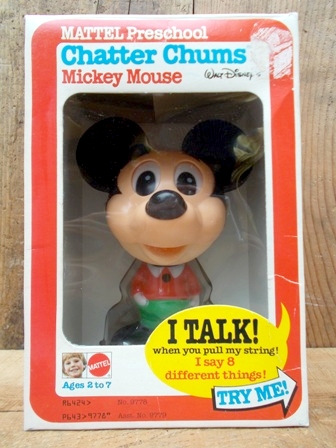 1976年☆70´s☆Mattel☆Talking☆Mickey Mouse☆Chatter Chums