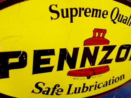 画像: dp-121016-05 PENNZOIL / 70's Plastic W-side sign