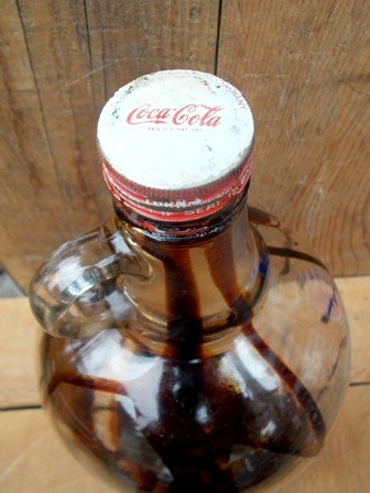 画像: dp-120724-01 Coca Cola / 40s-50s 1 Gallon soda fountain syrup jug bottle