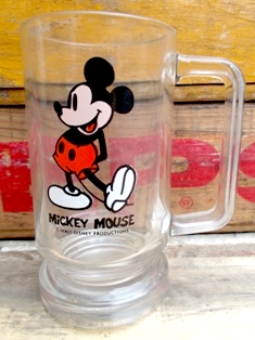 gs-120417-09 Mickey Mouse / 70's Beer mug - Jack's Mart