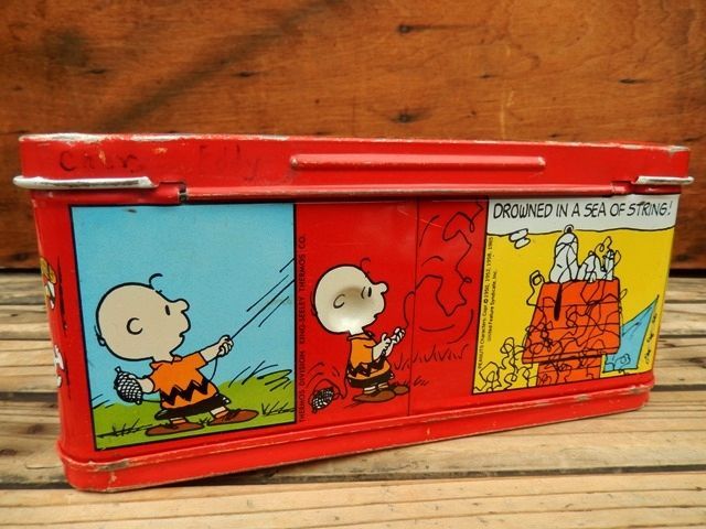 画像: ct-131015-31 PEANUTS / 70's Metal Lunchbox