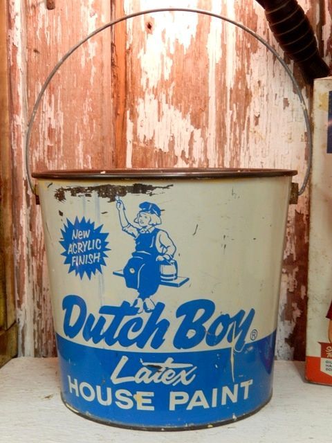 dp-140116-09 Dutch Boy / Vintage Paint Bucket