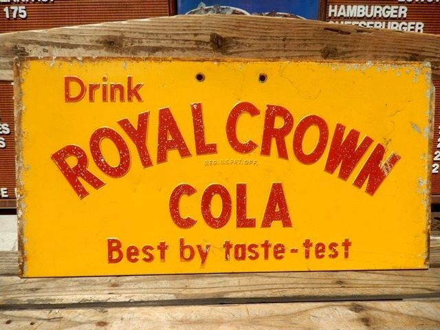 dp-140508-38 Royal Crown Cola / 40's-50's Metal sign