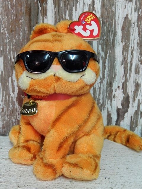 ct-140909-25 Garfield / Ty Beanie Babies 2004 Plush Doll 