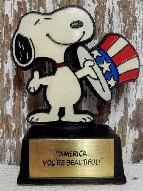 Snoopy I Think You´re Wonderful! Aviva Trophy Peanuts 海外 即決-